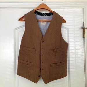 Merona Herringbone Double Pocket Vest